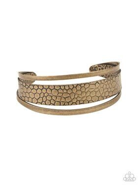 Paparazzi Crocodile Print Cuff Bracelet (BC023)